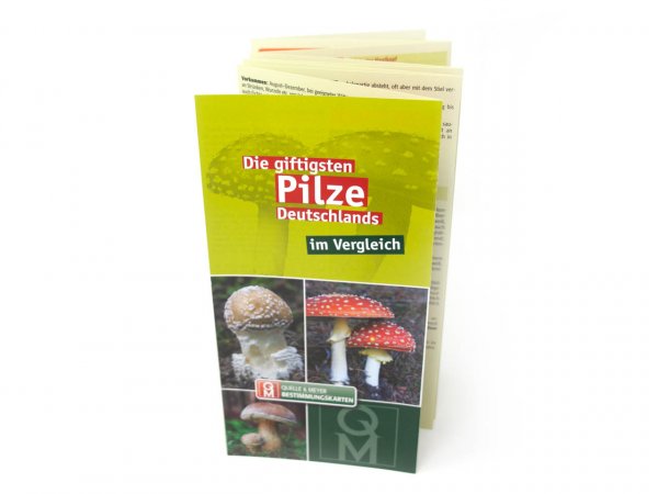 Bestimmungskarte - Die giftigsten Pilze Deutschlands