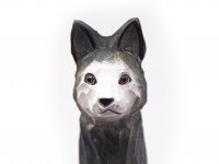 Holzkugelschreiber - Wolf, ca. 20cm
