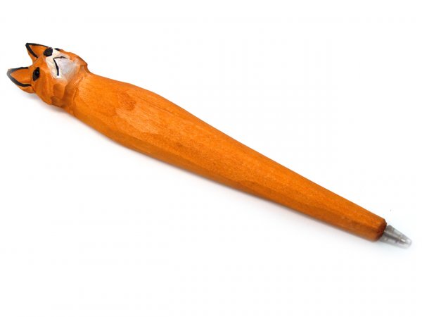 Holzkugelschreiber - Fuchs, ca. 20cm
